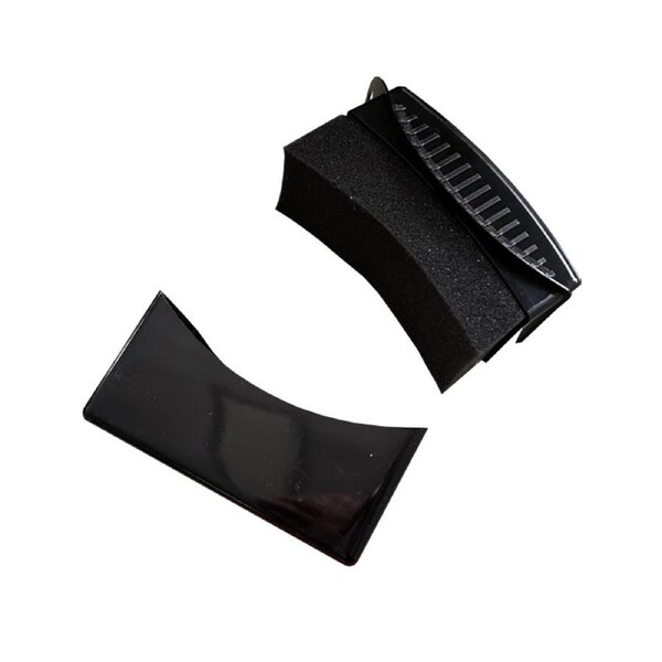 Nevenka Car Tire Wipe Arc Sponge with Lid Car Cleaning Tool-Black