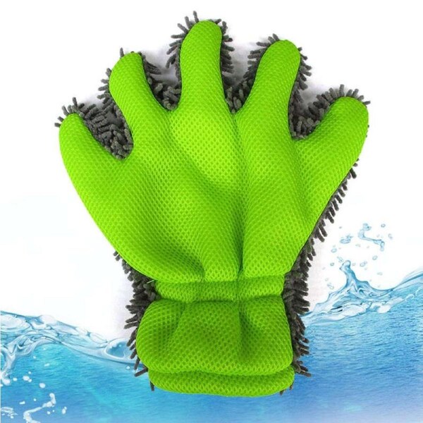 Nevenka Auto Detailing Cleaning Glove Double Sided Microfiber for Interior Exterior
