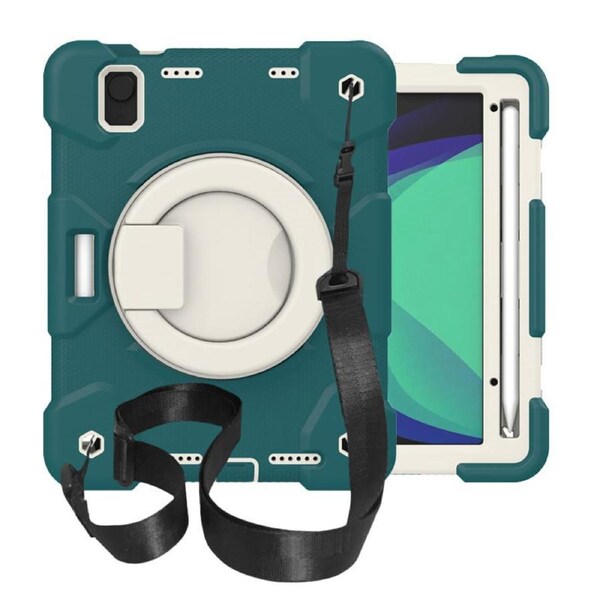 Nevenka iPad Case For iPad Mini 6 with 360 Swivel Stand-Blackish Green