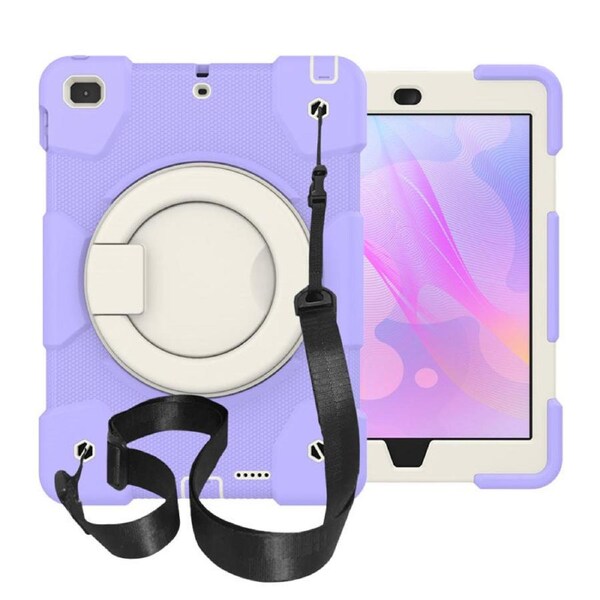 Nevenka iPad Case For iPad 9.7/Air 2 with 360 Swivel Stand-Taro Purple