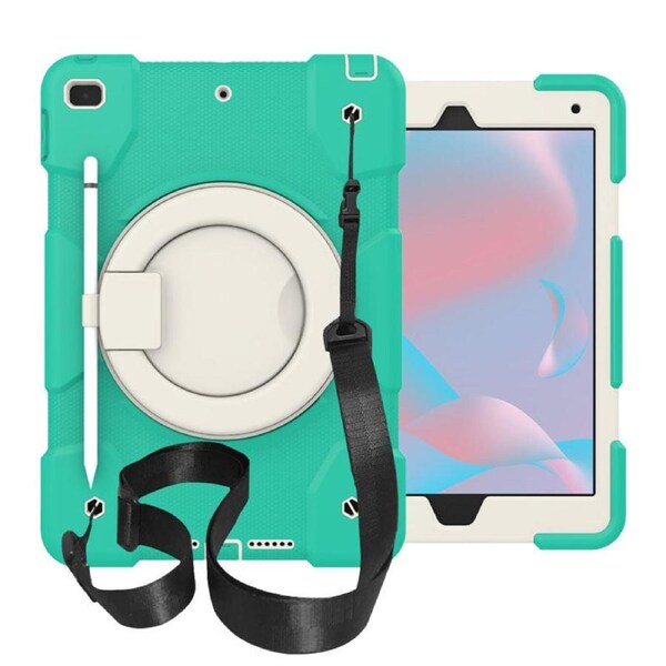 Nevenka iPad Case For iPad 10.2 with 360 Swivel Stand-Mint Green