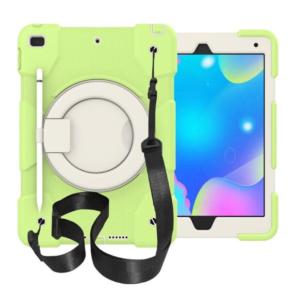 Nevenka iPad Case For iPad 10.2 with 360 Swivel Stand-Matcha Green
