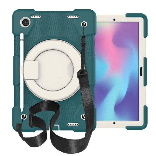 Nevenka Tab A 8 X200/X205 Samsung Tablet Case with 360 Swivel Stand-Blackish Green