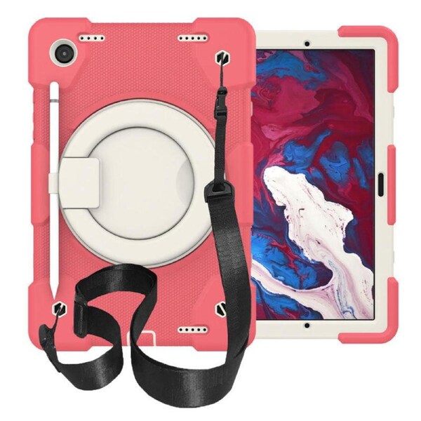 Nevenka Tab A 8 X200/X205 Samsung Tablet Case with 360 Swivel Stand-Begonia Red