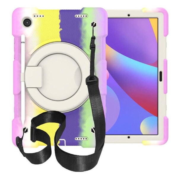 Nevenka Tab A 8 X200/X205 Samsung Tablet Case with 360 Swivel Stand-Colorful Purple