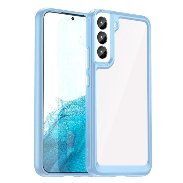 For Samsung Galaxy S23 Plus Case Colorful Series Protective Cover, Blue