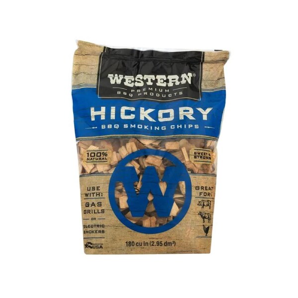 Western Premium Smoking Wood Chips - Hickory
