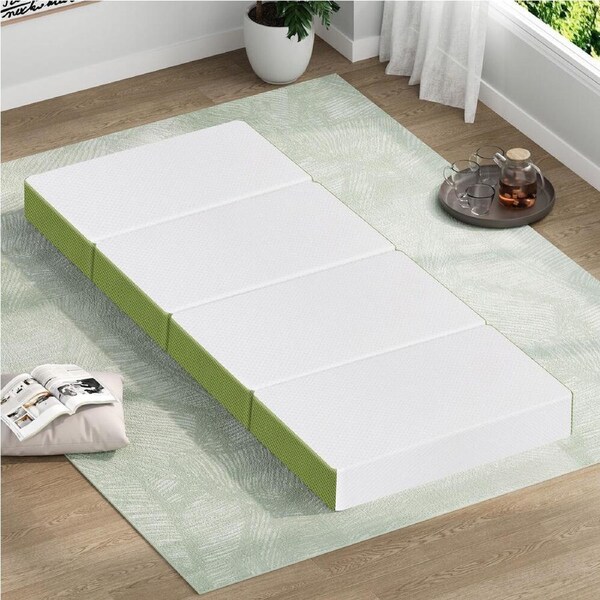 STARRY EUCALYPT Folding Foam Mattress Foldable Sofa Bed Portable Camping Mat Cushion