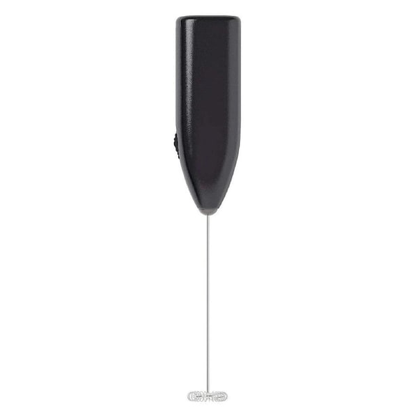 Kitchen Mini Foamer Milk Frother Egg Beater Stirrer Black
