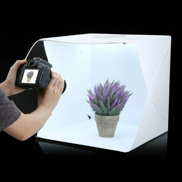 LED Photo Box Foldable Photography Studio Light Box - 40cm White