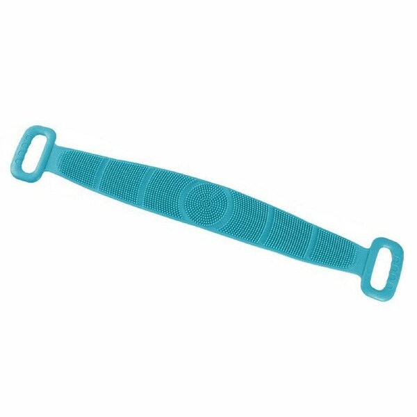 Silicone Bath Exfoliating Back Strap Scrubber Green