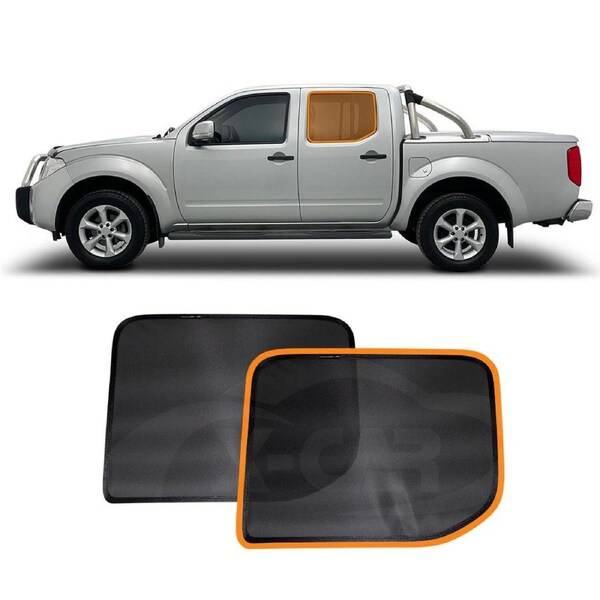Rear Window Sun Shade for Nissan Navara D40 Dual Cab 2005-2015 Car Sun Blind Mesh