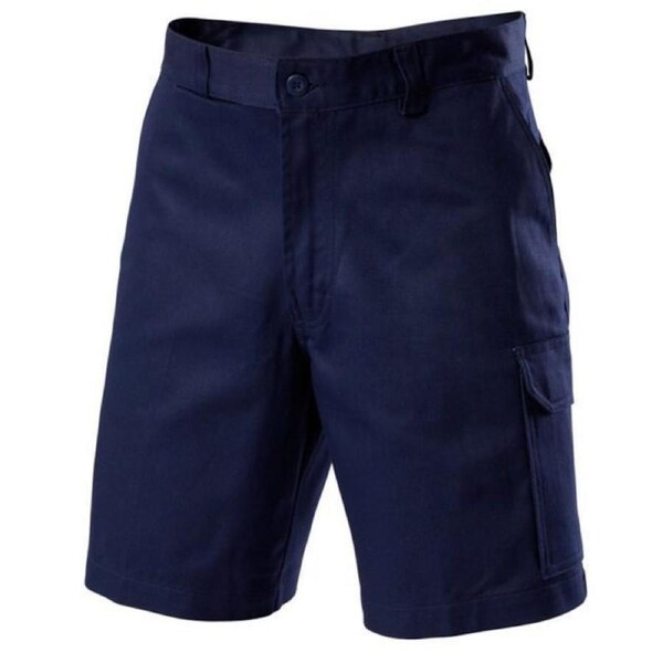 HARD YAKKA Generation Y Work Cargo Shorts Cotton Drill Utility Pockets Y05500 Navy (438) / 112R