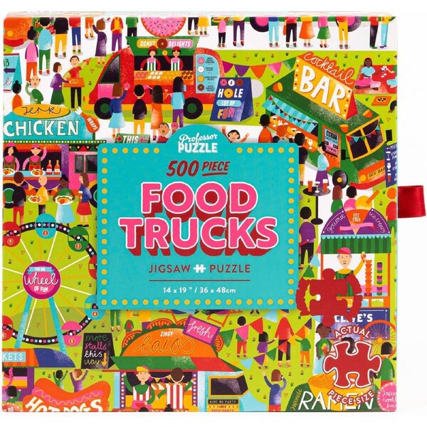 Professor Puzzle - Food Trucks Festival Puzzle 500pc