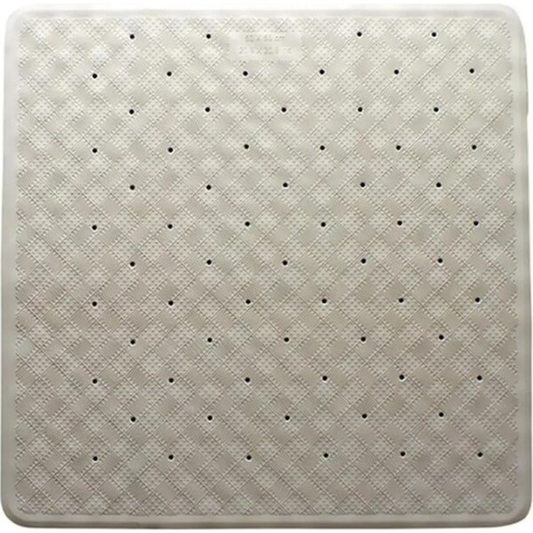 Square Anti Slip Loofah Shower Rug Non Slip Bathroom Bath Mat Water ...