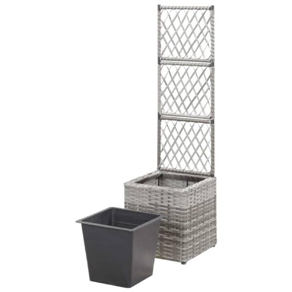 Garden Bed Planter Boxes Plant Trellis Outdoor Vegetable Flower Box 30x30cm