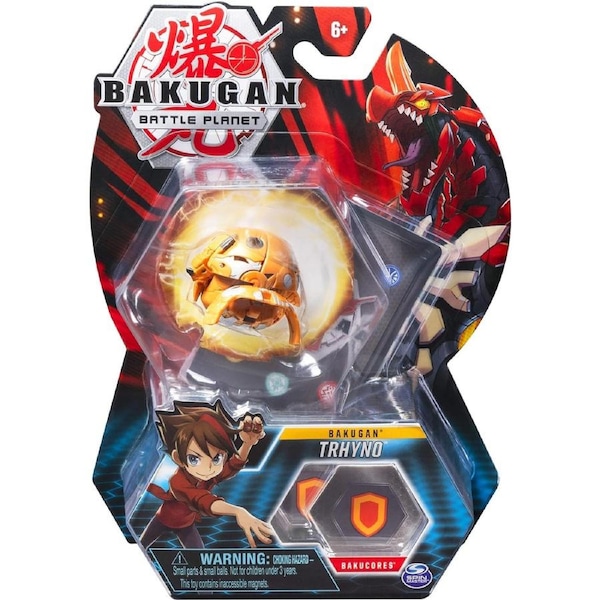 Bakugan, Tryhno, 2-inch Tall Collectible Transforming Creature, for Ages 6 and Up