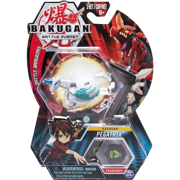 Bakugan, 2-inch Tall Collectible Transforming Creature, for Ages 6 and Up Pegatrix Multicolor