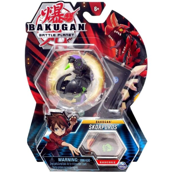 Bakugan, Skorporos, 2" Tall Collectible Transforming Creature, for Ages 6 & Up