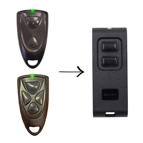 4D Doors Victory 2 Button Genuine Remote