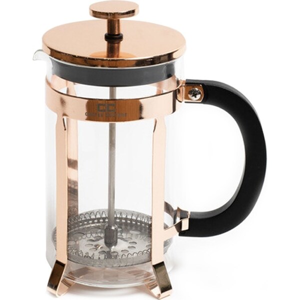 Coffee Culture 350ml/18cm French Press Glass Tea/Coffee Plunger/Maker Rose Gold