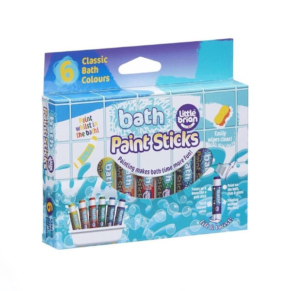 Bath Paint Sticks, 6 Pack