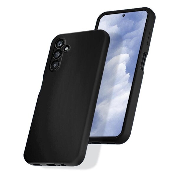 ZUSLAB Galaxy A54 5G Case Nano Silicone Shockproof Gel Rubber Bumper Protective Cover for Samsung (2023) - Black