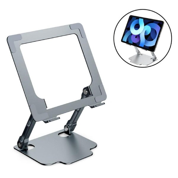 Nevenka Portable Tablet Stand Desktop iPad Holder for Samsung Galaxy-Grey