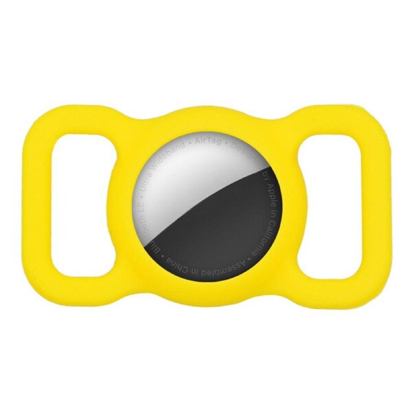 Nevenka Case for Airtag GPS Tracker for Dog Cat Collar Accessories-Yellow