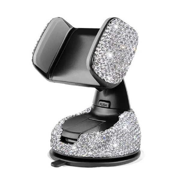 Nevenka Car Phone Mount Cell Phone Holder for Dashboard Windshield and Air Vent-White