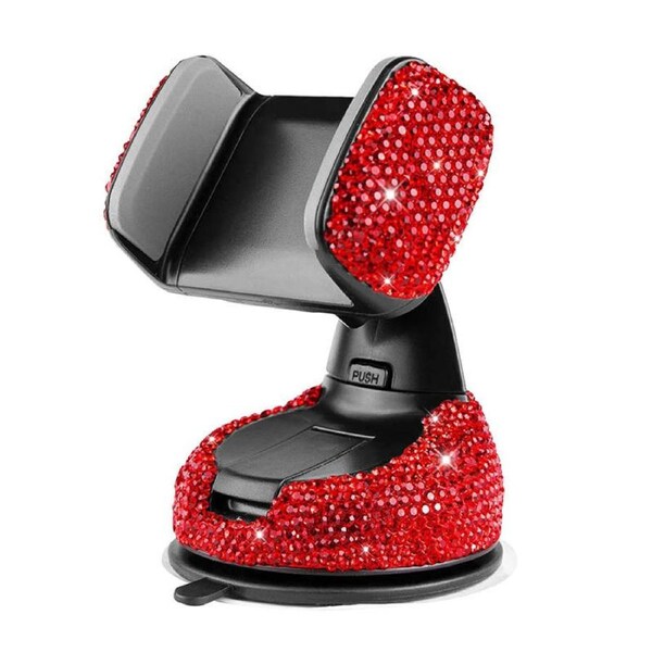 Nevenka Car Phone Mount Cell Phone Holder for Dashboard Windshield and Air Vent-Red