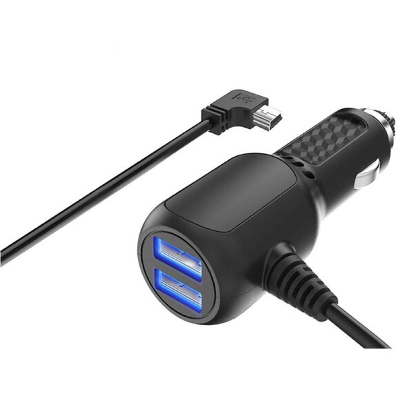 Nevenka Dual USB Car Charger for Garmin Nuvi Mini USB Charing Cord Vehicle Power Adapter