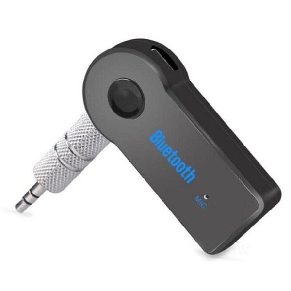 Nevenka Bluetooth Receiver Portable 3.5mm Music Streaming Adapter for iOS Android Cell Phone PC