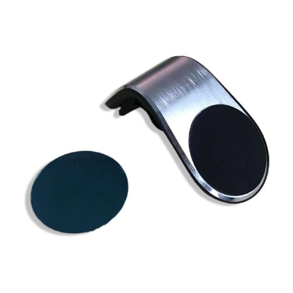 Nevenka Magnetic Phone Car Mount Hands Free Universal Smart GPS Cell Phone Holder-Silver