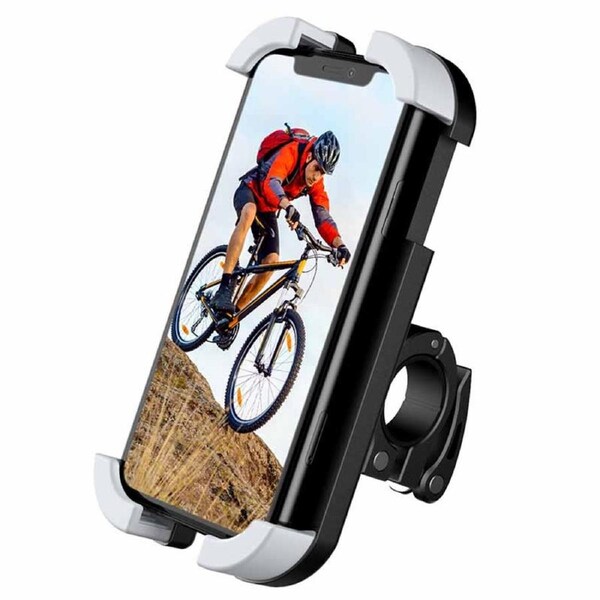 Nevenka Bike Motorcycle Phone Holder For Smartphone GPS Adjustable Anti-Shake 360 Rotation Mount
