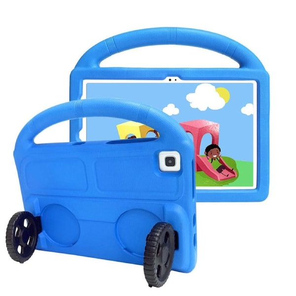 Nevenka Kids Tablet Protective Case With Handle Stand for Samsung Tab A8 X200/X205(2021)-Blue