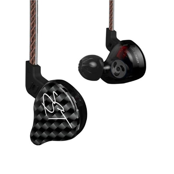 Nevenka Hybrid Banlance Armature with Dynamic in-Ear Earphone-Black
