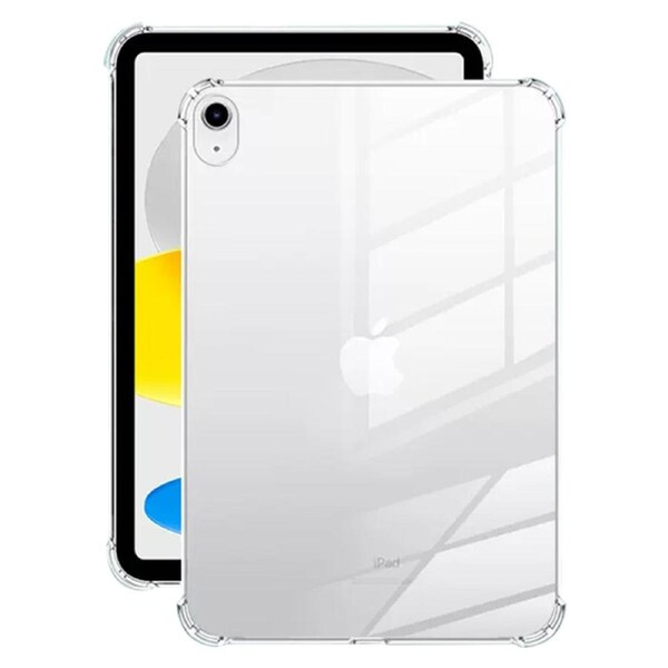 ZUSLAB iPad 10 Case Anti-Scratch Soft TPU Slim Fit Tablet Back Flexible Thin Rubber Silicone Protective Cover for Apple Samsung 10.9" (2022) - Clear