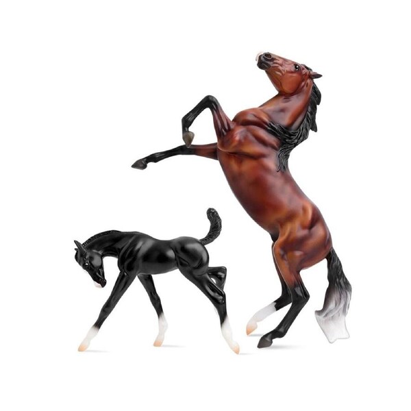 Breyer Horses Wild & Free Horse & Foal Set Freedom 1:12 Scale Horse Figure 62227