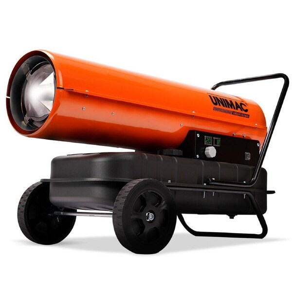 UNIMAC 50KW Portable Industrial Diesel Direct Forced Air Space Heater