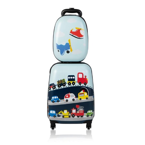 Costway 2PCS Luggage Set 16'' & 13'' Backpack Travel Suitcase Carry On BagBaggage