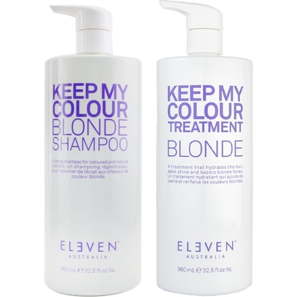 Eleven Australia Keep My Colour Blonde Shampoo & Treatment 960mL Duo