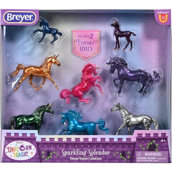 Breyer Horses Unicorn Sparkling Splendor Deluxe Collection Stablemates 1:32 Scale 6937