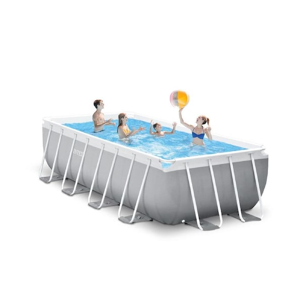Intex PRISM Premium Rect Metal Frame Pool Above Ground 4.88m x 2.44m 1.07m - 26792