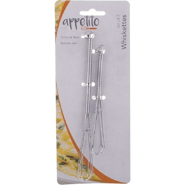 Appetito Set 2 Whiskettes 12.5cm and 18cm