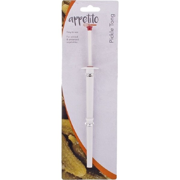 Appetito White Pickle Tong 20cm