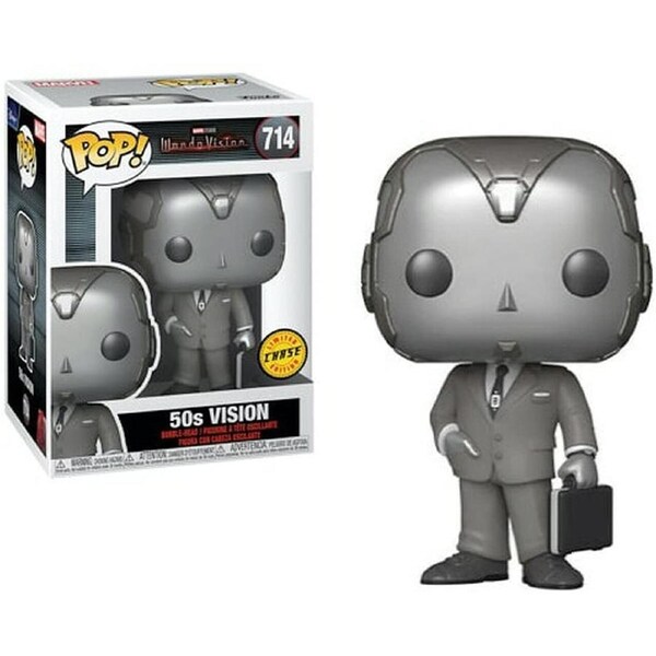 POP! Vinyl Wanda Vision - 50s Vision CHASE RARE with Pop Protector #714