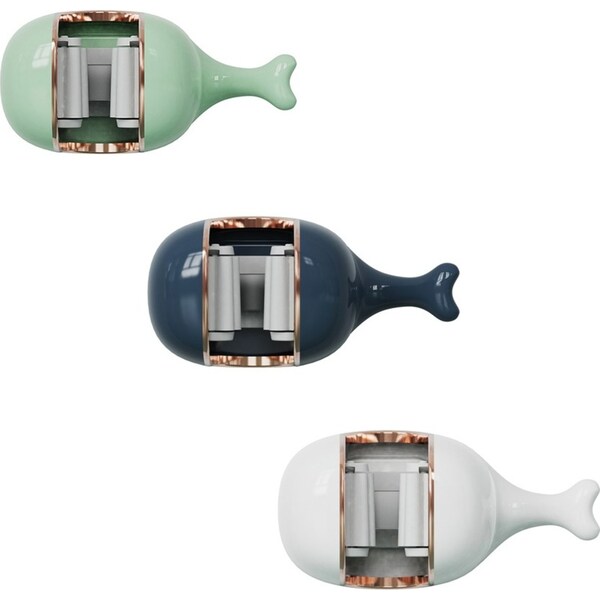3Pcs Whale Mop Rack Wall Mounted Toilet Mop Clip Hook Household Mop Holder