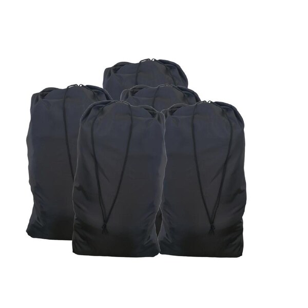 Tall Commercial Laundry Bag Black x 5