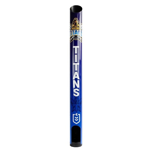 NRL Gold Coast Titans Can Stubby Holder Dispenser Storage Wall Mountable 92x9cm